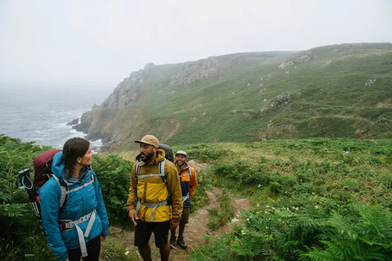Rab Womens Downpour Eco Jacket Orion Blue/ Citadel-9